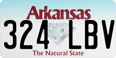 AR license plate 324LBV