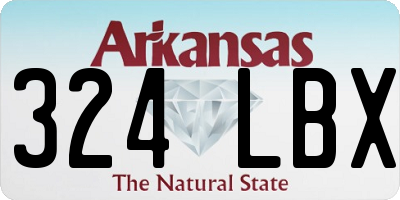 AR license plate 324LBX