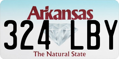 AR license plate 324LBY