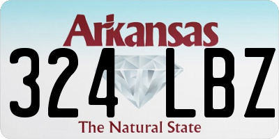 AR license plate 324LBZ