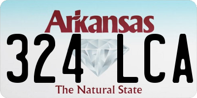 AR license plate 324LCA