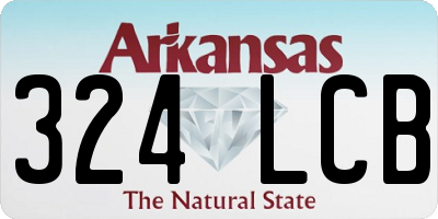 AR license plate 324LCB