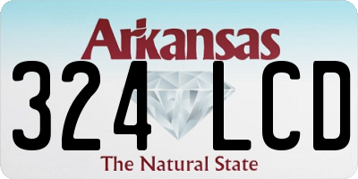 AR license plate 324LCD