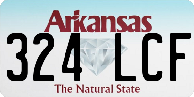 AR license plate 324LCF