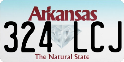 AR license plate 324LCJ