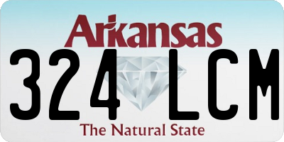 AR license plate 324LCM