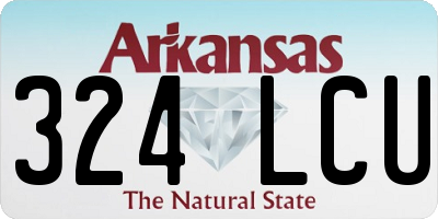 AR license plate 324LCU