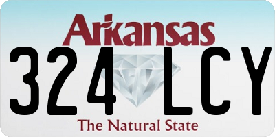 AR license plate 324LCY