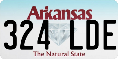 AR license plate 324LDE