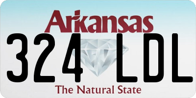 AR license plate 324LDL