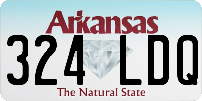 AR license plate 324LDQ