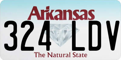 AR license plate 324LDV