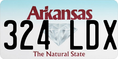 AR license plate 324LDX