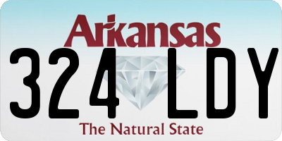 AR license plate 324LDY