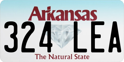 AR license plate 324LEA