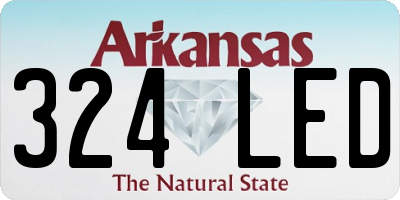 AR license plate 324LED