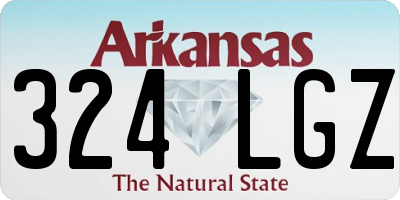 AR license plate 324LGZ