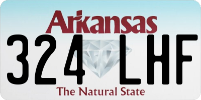 AR license plate 324LHF