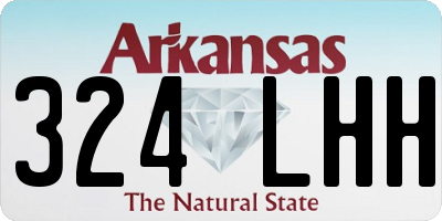 AR license plate 324LHH
