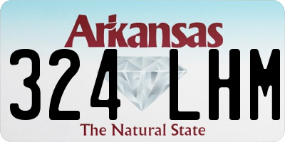 AR license plate 324LHM