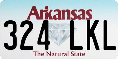 AR license plate 324LKL