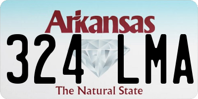 AR license plate 324LMA