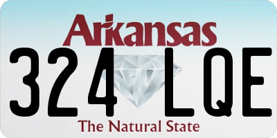 AR license plate 324LQE