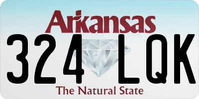 AR license plate 324LQK