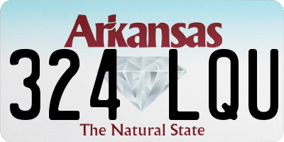 AR license plate 324LQU