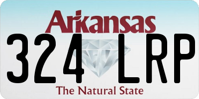 AR license plate 324LRP