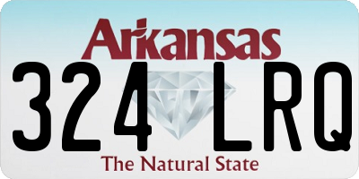 AR license plate 324LRQ