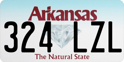 AR license plate 324LZL