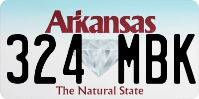 AR license plate 324MBK