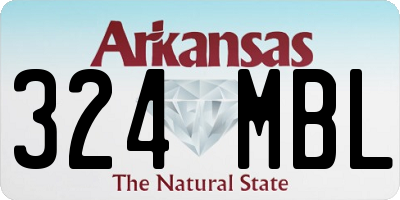 AR license plate 324MBL