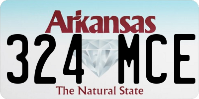 AR license plate 324MCE