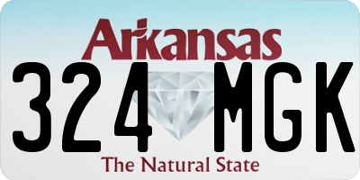 AR license plate 324MGK