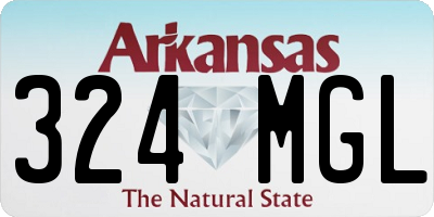 AR license plate 324MGL