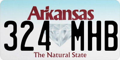 AR license plate 324MHB