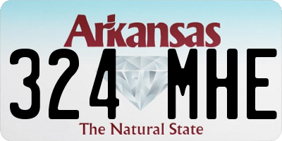 AR license plate 324MHE