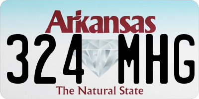 AR license plate 324MHG
