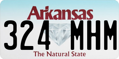 AR license plate 324MHM