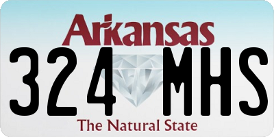 AR license plate 324MHS