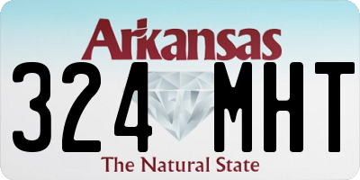 AR license plate 324MHT