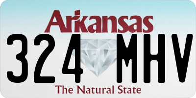 AR license plate 324MHV