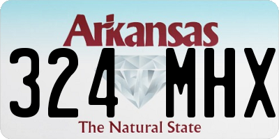 AR license plate 324MHX