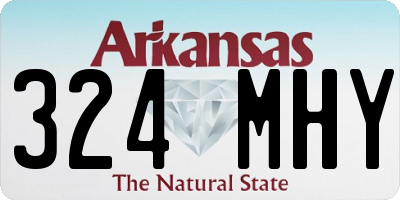 AR license plate 324MHY