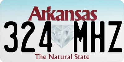 AR license plate 324MHZ