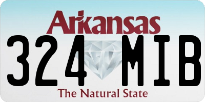 AR license plate 324MIB