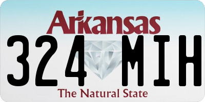 AR license plate 324MIH