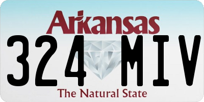 AR license plate 324MIV